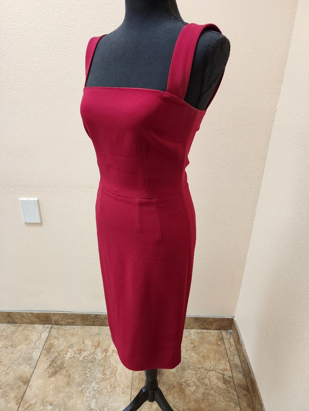 Dolce & Gabbana Viscose Sleeveless Sheath Dress